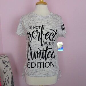 💰3/$25 NWT I'm Not Perfect I'm Limited Edition T-Shirt Graphic Tee M or L